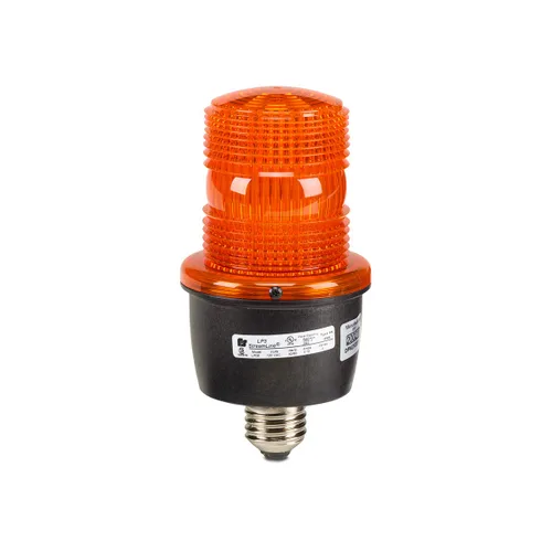 Vista 25 de Federal Signal LP3E-120C Streamline - Luz estroboscópica de bajo perfil, 120 VAC, base atornillada Edison A-19, transparente