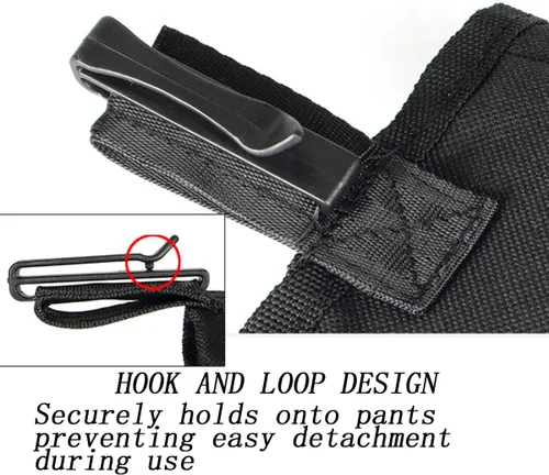 Vista 5 de Bolsa de golosinas para perros, bolsa de entrenamiento de golosinas, bolsa de aperitivos para mascotas, fácil de transportar, clip para cinturón