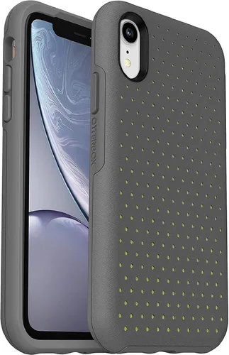 Vista 11 de OtterBox - Funda ultradelgada para iPhone X y XS (solamente) - Funda protectora transparente con acento de fieltro de lujo (magenta cristalino)