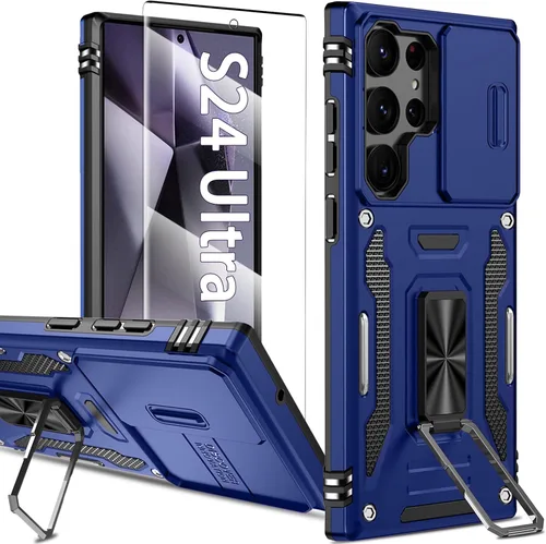 Vista 79 de Funda magnética para Samsung Galaxy Note 20 Ultra con soporte de anillo [con protector de pantalla] [Compatible con carga inalámbrica MagSafe] Funda