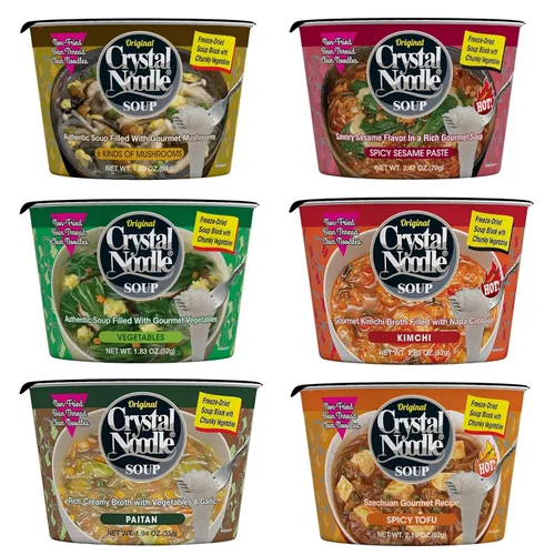 Vista 14 de Crystal Noodle Sopa, verduras, 1.83 onzas (paquete de 6)