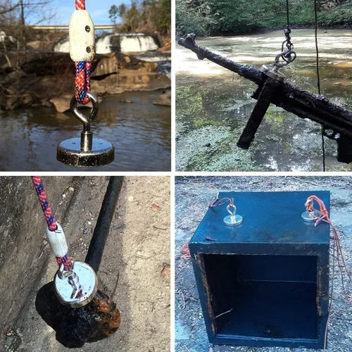 Vista 6 de Grtard - Kit de pesca con imán de neodimio de 700 libras, imán de pesca