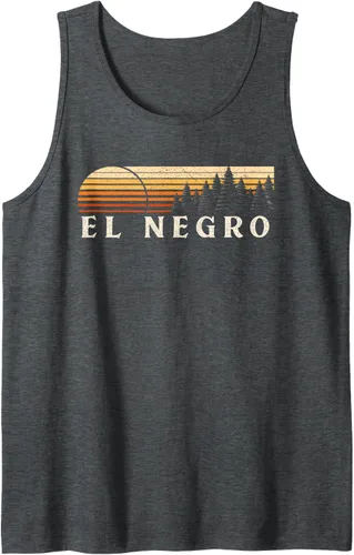 Vista 10 de El Negro, PR Vintage Evergreen Sunset Eighties Retro Tank Top