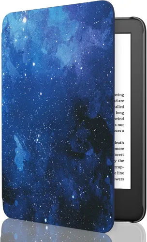 Vista 26 de MoKo Funda compatible con Kindle Basic de 11.ª generación 2024/2022 de 6 2-Flores de albaricoque.