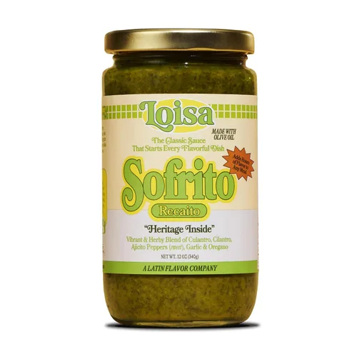 Vista 12 de Loisa Sofrito - Salsa de cocina, sin OGM, sin MSG, sin conservantes, sin colorantes artificiales, sin sabores artificiales, vegano, sabor latino