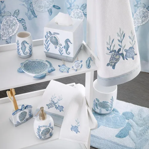 Vista 2 de Avanti Linens - Juego de toallas de 3 piezas, toallas de algodón suaves y absorbentes (colección Caicos)