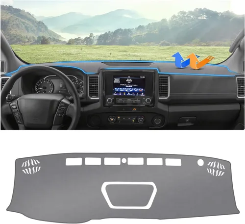 Vista 35 de Autorder Cubierta de salpicadero para Hyundai Sonata 2009 2010 Accesorios Dash Cover Upgrade Flannel Dash Mat Parasol Protector de rayos UV