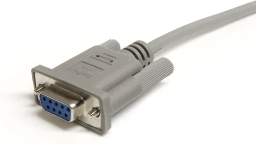 Vista 2 de StarTech com Cable serie recto de 6 pies - DB9 MF MXT100 gris - MF
