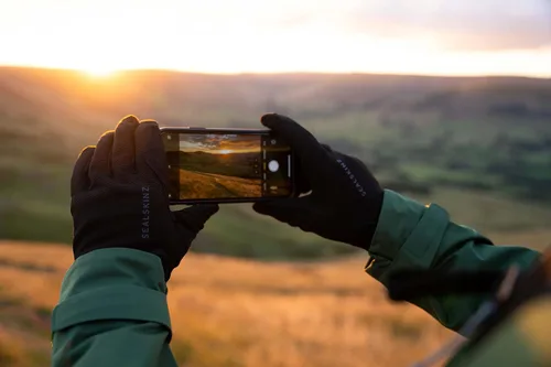 Vista 7 de SEALSKINZ Guantes impermeables de ojo de dragón para hombre