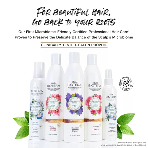 Vista 3 de Biotera Ultra Thick & Full Volumizing Conditioner for Fine, Limp Hair - Adds Volume & Fullness with Coconut & Coffee Extract, Enhances Shine &