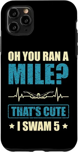 Vista 13 de Funny Swimmer I Swam 5 Hilarious Swimming Case for iPhone 16