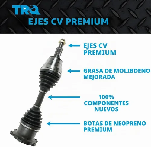 Vista 6 de TRQ Front Left and Right CV Axle Assembly Set 2 Piece