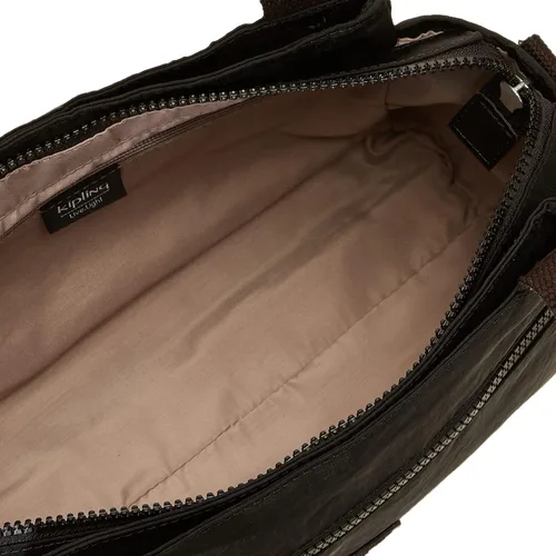 Vista 4 de Kipling Elysia Bolso bandolera convertible sólido, Negro (Black Noir)