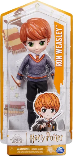 Vista 2 de Wizarding World Harry Potter, muñeco Ron Weasley de 8 pulgadas, juguetes para niños y niñas a partir de 6 años