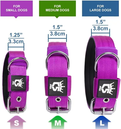Vista 3 de TSPRO Collar Táctico para Perro de 1.25 Pulgadas de Ancho Collares Gruesos para Perro con Hebilla de Metal de Servicio Pesado, Duradero, Fuerte