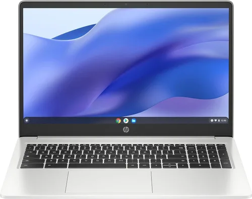 Vista 9 de HP Chromebook 14 Laptop, procesador Intel Celeron N4000, 4 GB de RAM, 32 GB eMMC, pantalla HD de 14", Chrome, computadora ligera con cámara web