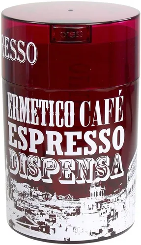 Vista 7 de Coffeevac 1 lb, recipiente sellado al vacío hermético patentado multiuso. Funciona como contenedor de café molido a prueba de olores. Tapa y cuerpo