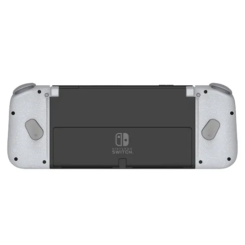 Vista 4 de HORI Nintendo Switch Split Pad Compact (Mint Green x White) - Ergonomic Controller for Handheld Mode - Officially Licensed by Nintendo