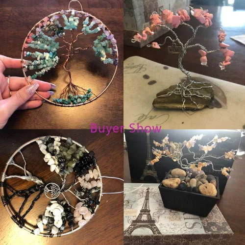 Vista 3 de Civilipi - Piedras naturales irregulares para hacer pulseras, collares y anillos, regalo para el Día de la Madre, para regalo de Halloween