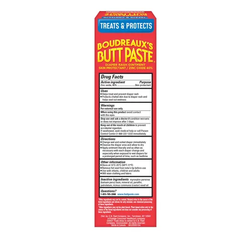 Vista 7 de Ungüento Boudreaux para dermatitis de pañal, máxima fuerza, 2 onzas, SFS ONLY, 1, 1