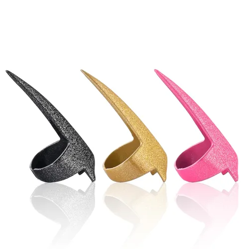 Vista 16 de Anillos Profesionales para Seccionar Cabello - Herramientas de Trenzado de Acero Inoxidable para Rastas, Pelucas, Rizado, Tejido, Balayage e