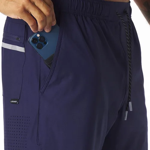 Vista 4 de Legends Luka - Pantalones cortos deportivos para hombre, pantalones cortos de entrenamiento Pantalones cortos de gimnasio de ajuste seco para hombre