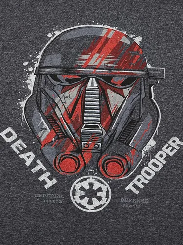 Vista 3 de STAR WARS Rogue One Death Trooper Squad - Camiseta gráfica para hombre