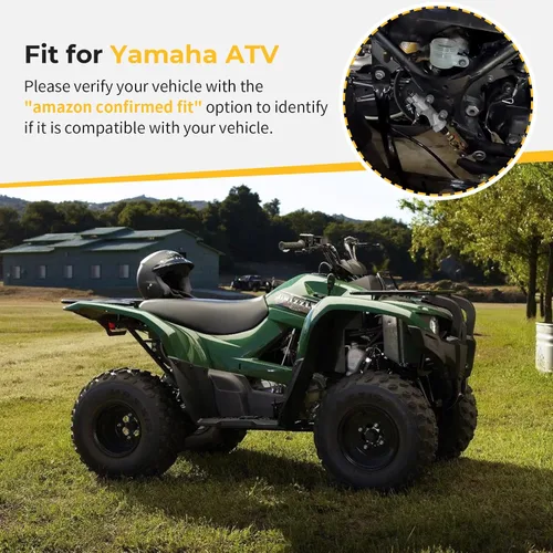 Vista 7 de M MATI Cilindro maestro de freno trasero para Yamaha Wolverine 350 450 Grizzly 300 400 450 660 Kodiak 400 450 YFM 5KM-2583V-00-00