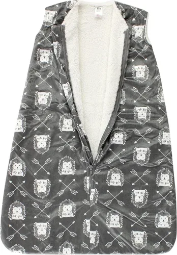 Vista 3 de Hudson Baby Visón de bebé unisex con saco de dormir interior sherpa, saco de dormir, manta
