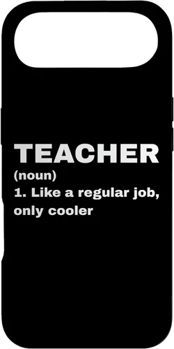Vista 27 de Funny Teacher Definition Like A Regular Job Only Cooler Noun Case for iPhone 17