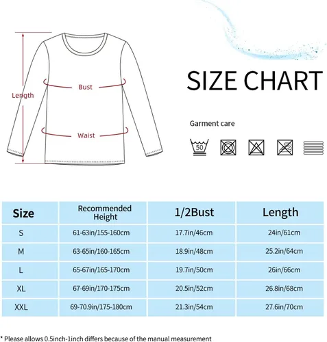Vista 3 de Women's Fall Long Sleeve Tshirts Womens Fashion Shirt Tops Crew Neck T-Shirts Clothing