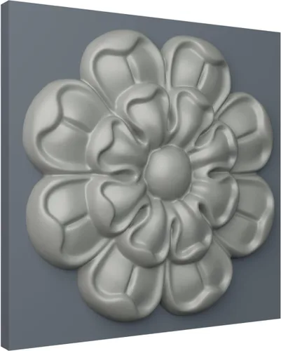 Vista 5 de Ekena Millwork ROS05X05BO Brontes Roseta Redonda, 5"OD x 5/8"P, Imprimado