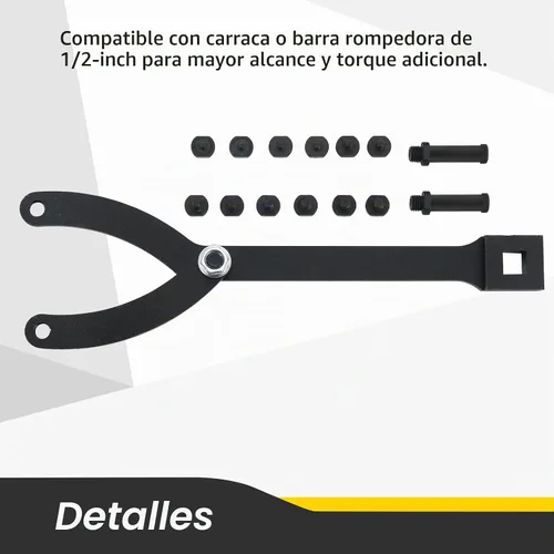 Vista 5 de Llave inglesa de pasador variable Acymner