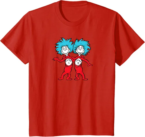 Vista 3 de Dr. Seuss Thing 1 Thing 2 Buddies - Camiseta Negro