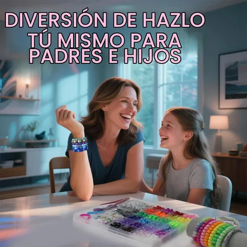 Vista 6 de LIS HEGENSA Kandi - Juego de cuentas de pony a granel, para hacer collares, joyas, trenzar el cabello, pulseras, cuentas de plástico