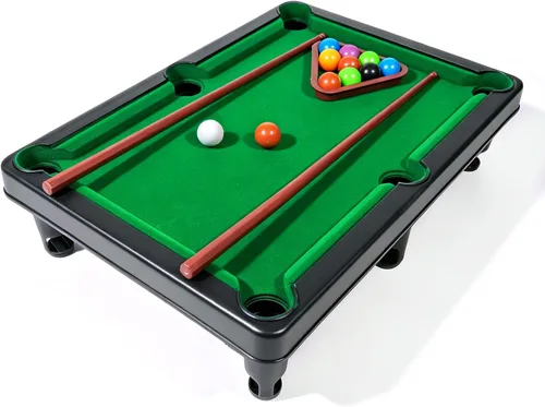 Vista 9 de Hiawbon Juego de mesa de billar mini mesa de billar