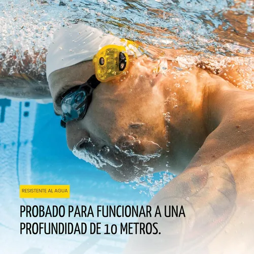 Vista 6 de FINIS Tempo Trainer Pro - Metrónomo de natación audible impermeable - Tempo de brazada ajustable - 3 modos de entrenamiento