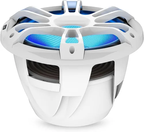 Vista 4 de Garmin Fusion® Signature Series 3i Subwoofers marinos, 12" 1400 vatios CRGBW Sports White Marine Subwoofer