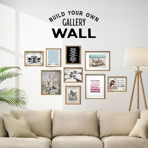 Vista 8 de Arte de Pared con Citas Inspiradoras ENMARCADO - Decoración de Pared con Citas Positivas - Citas Inspiradoras - Regalos Inspiradores - Dichos