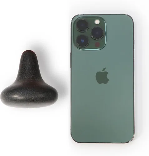 Vista 4 de Master Massage Kit de piedra de masaje caliente de basalto en forma de hongo con punto de gatillo, punto de presión y herramientas de acupresión