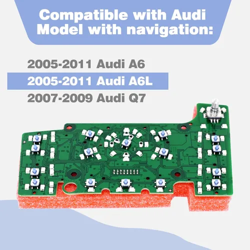 Vista 2 de Placa de Circuito de Control MMI E380 con Navegación Compatible con Audi A6 A6L 05-11 Q7 05-09