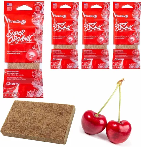 Vista 3 de 4 Paradise Super Organic Cherry Aroma Ambientador Bloque de Piedra Fragancia Aroma