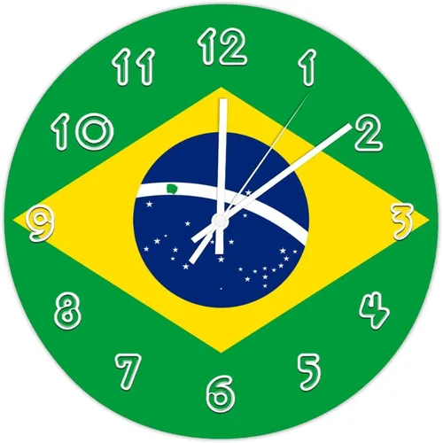 Vista 7 de Reloj de pared de Eritrea – Reloj de pared con bandera de Eritrea para dormitorio, sala de estar, oficina en casa, escuela, decoración artística
