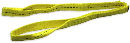 Vista 8 de Eslingas de elevación de poliéster, eslingas de tela de ojo torcida de 1 pulgada x 3 pies, correa de elevación para elevación, correas de aparejo