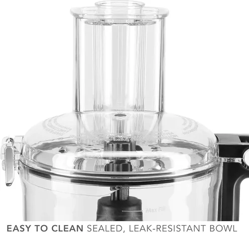 Vista 4 de KitchenAid KFP0718BM - Procesador de alimentos, 7 tazas, negro mate (renovado)