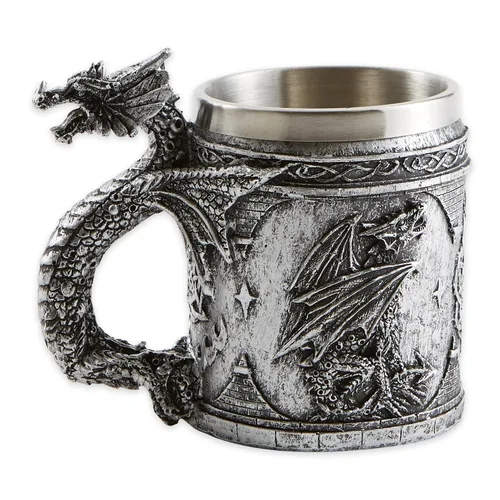 Vista 2 de Furniture Creations SERPENTINE DRAGON, 5.75" x 3.5" x 5", Taza multicolor