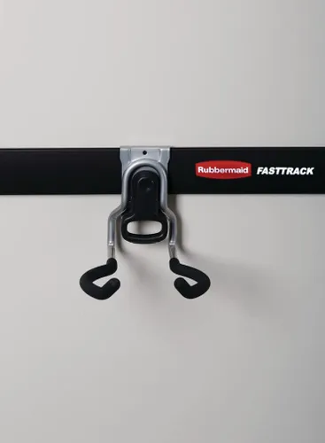 Vista 9 de Sistema de almacenamiento de cochera VerticalRubbermaid FastTrack bicicleta gancho, 1784463