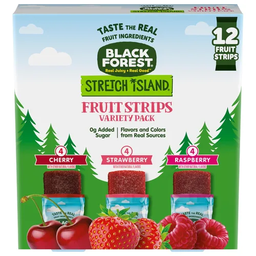 Vista 10 de Black Forest Stretch Island - Tiras de frutas, sabor a uva, tiras de 0.5 onzas (paquete de 30)