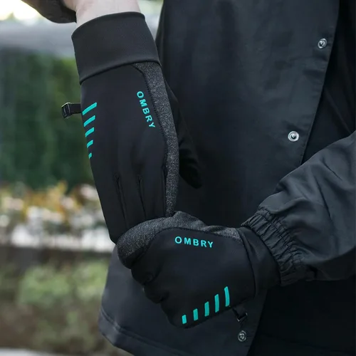 Vista 2 de Waterproof Insulated Glove, Windproof Cold Weather Gloves, Mens Biking Winter Glove of Cold Weather, Insulated Thermal Gloves, Cycling Thermal Men