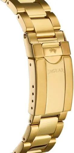 Vista 3 de Reloj analógico de cuarzo para hombre con pulsera de acero inoxidable J8773, Oro, Reloj de cuarzo